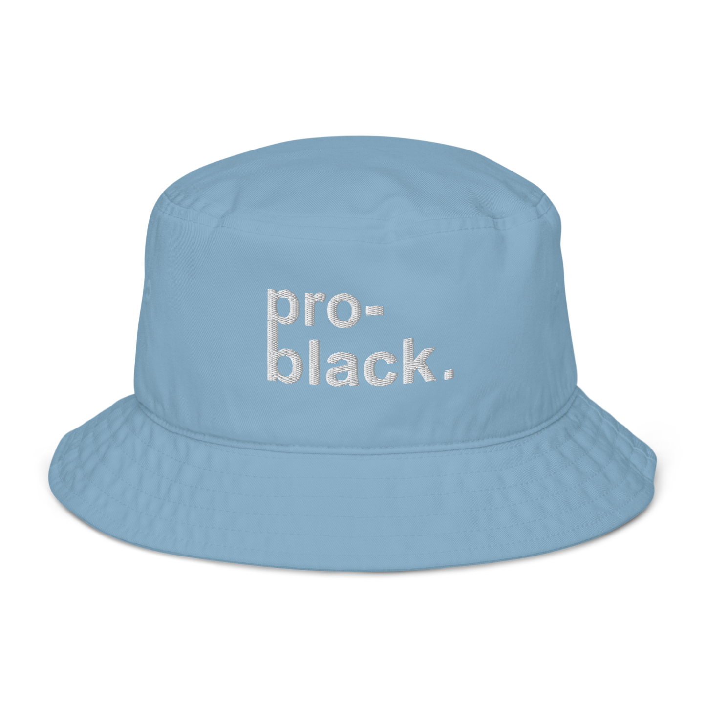 Pro-Black Organic Bucket Hat