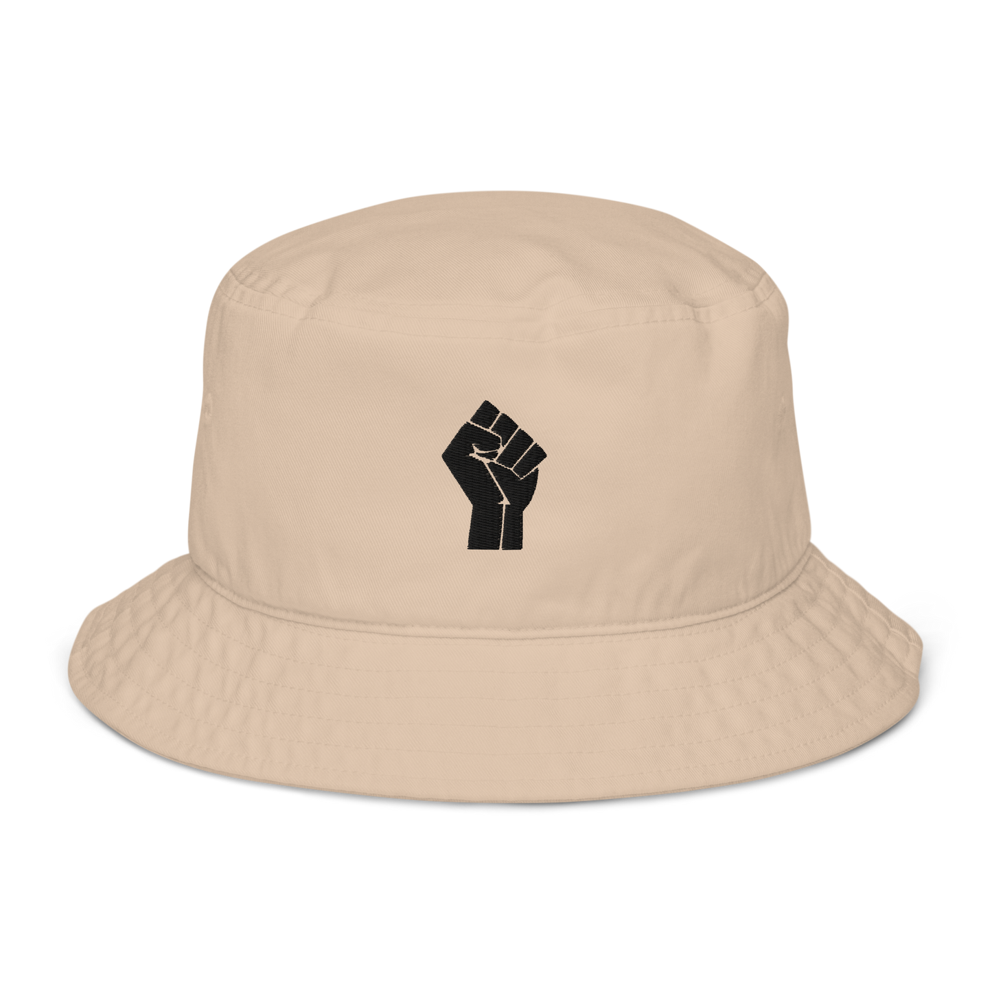 Black Power Fist Organic Bucket Hat