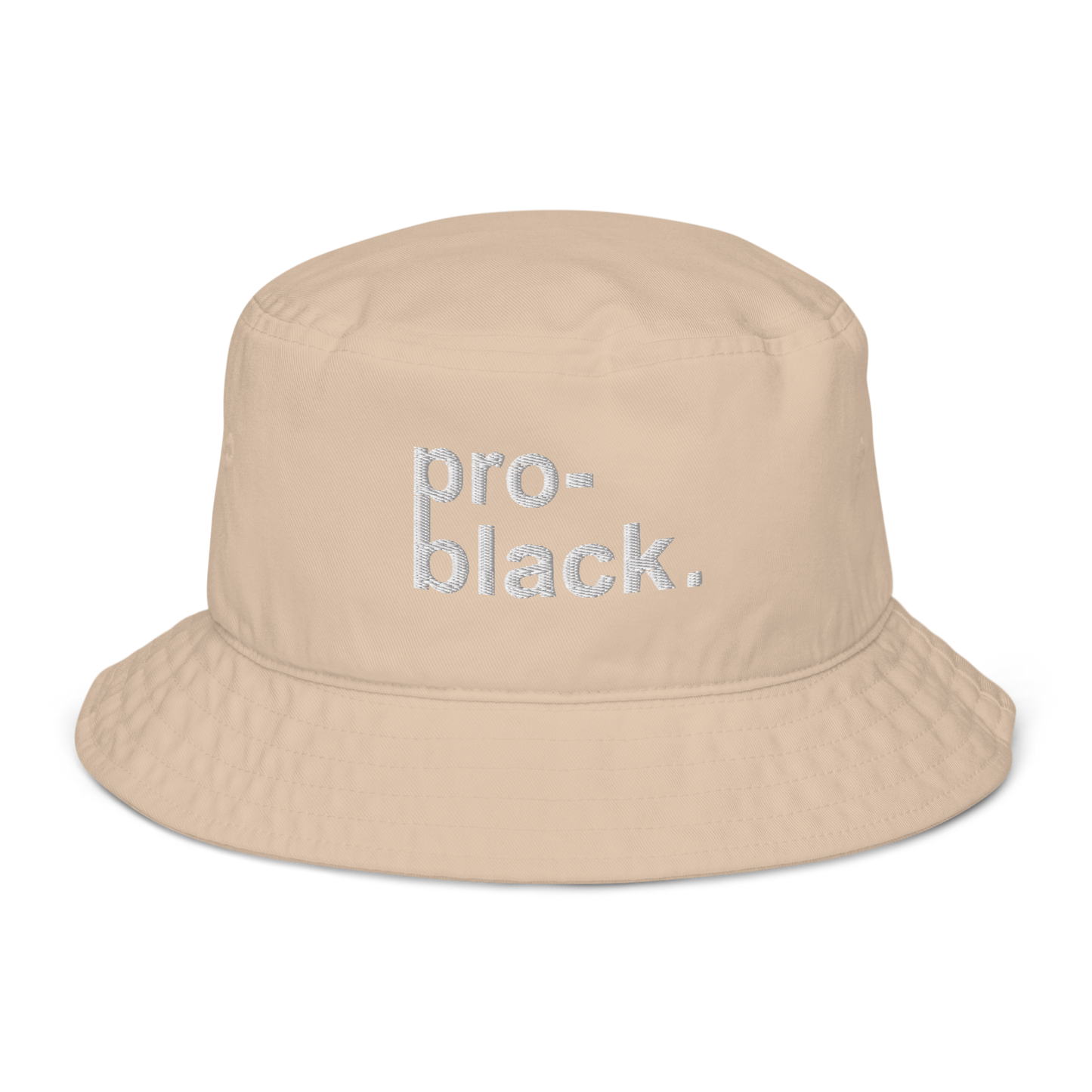 Pro-Black Organic Bucket Hat