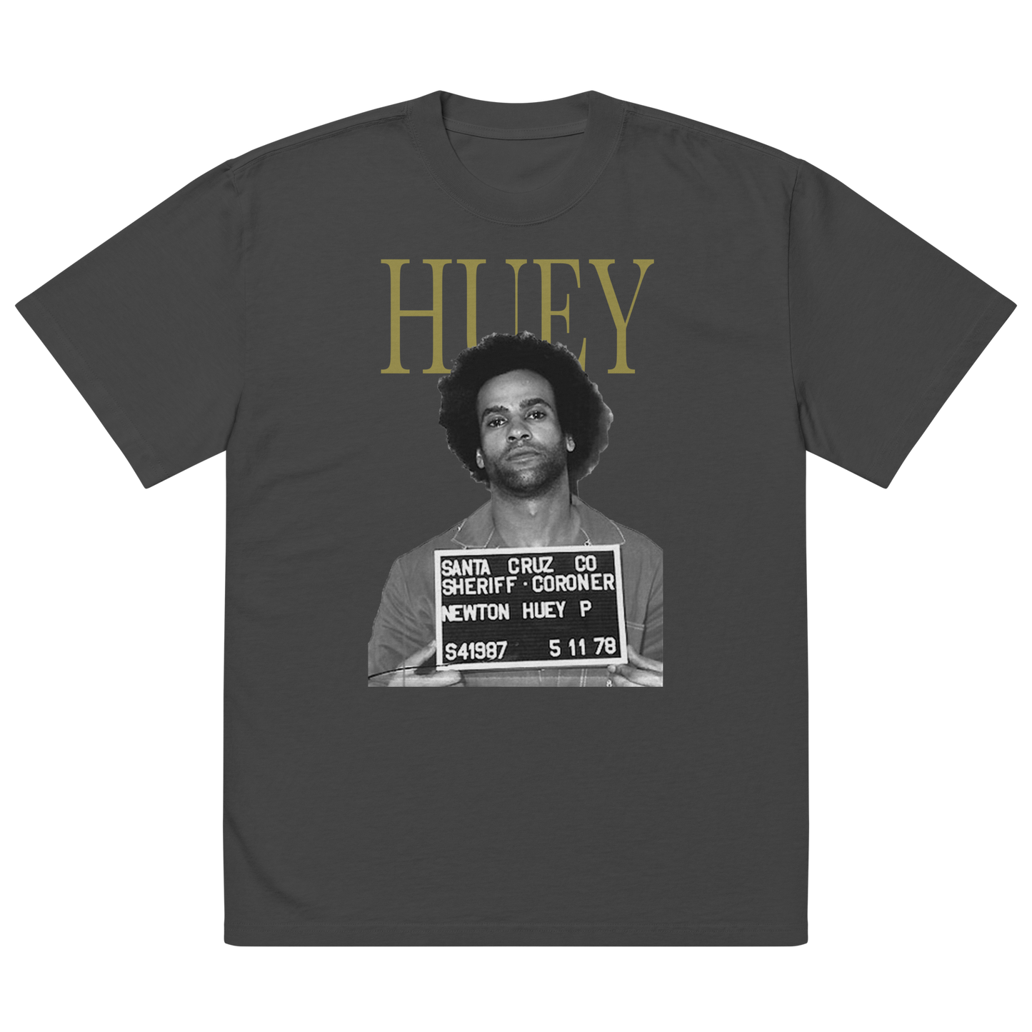 Huey Newton Oversized Faded T-Shirt