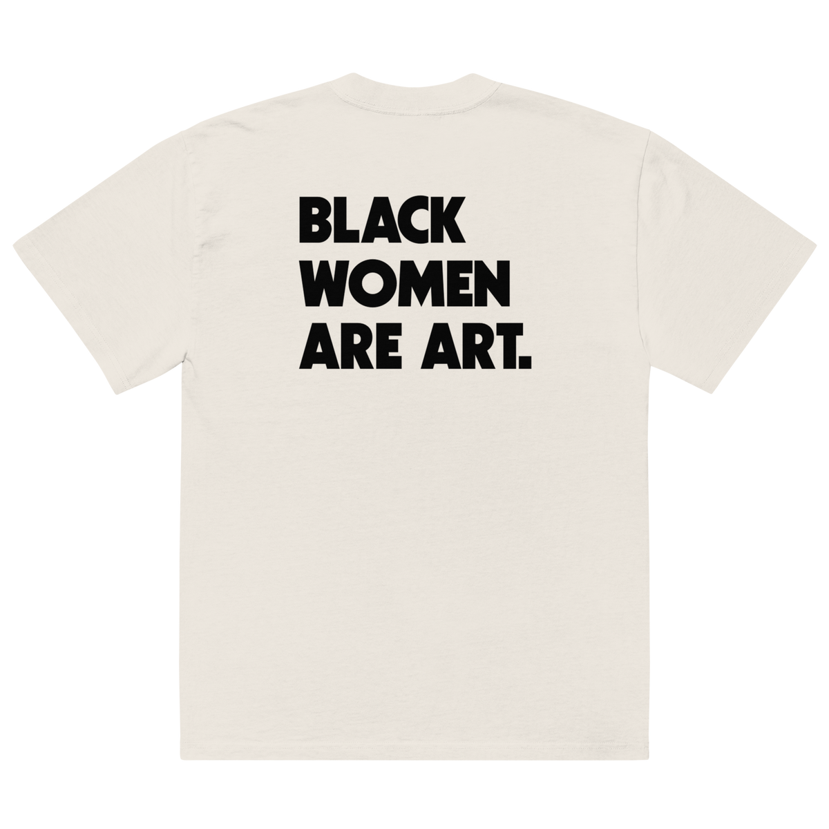 Black Women are Art Oversized Faded T-Shirt