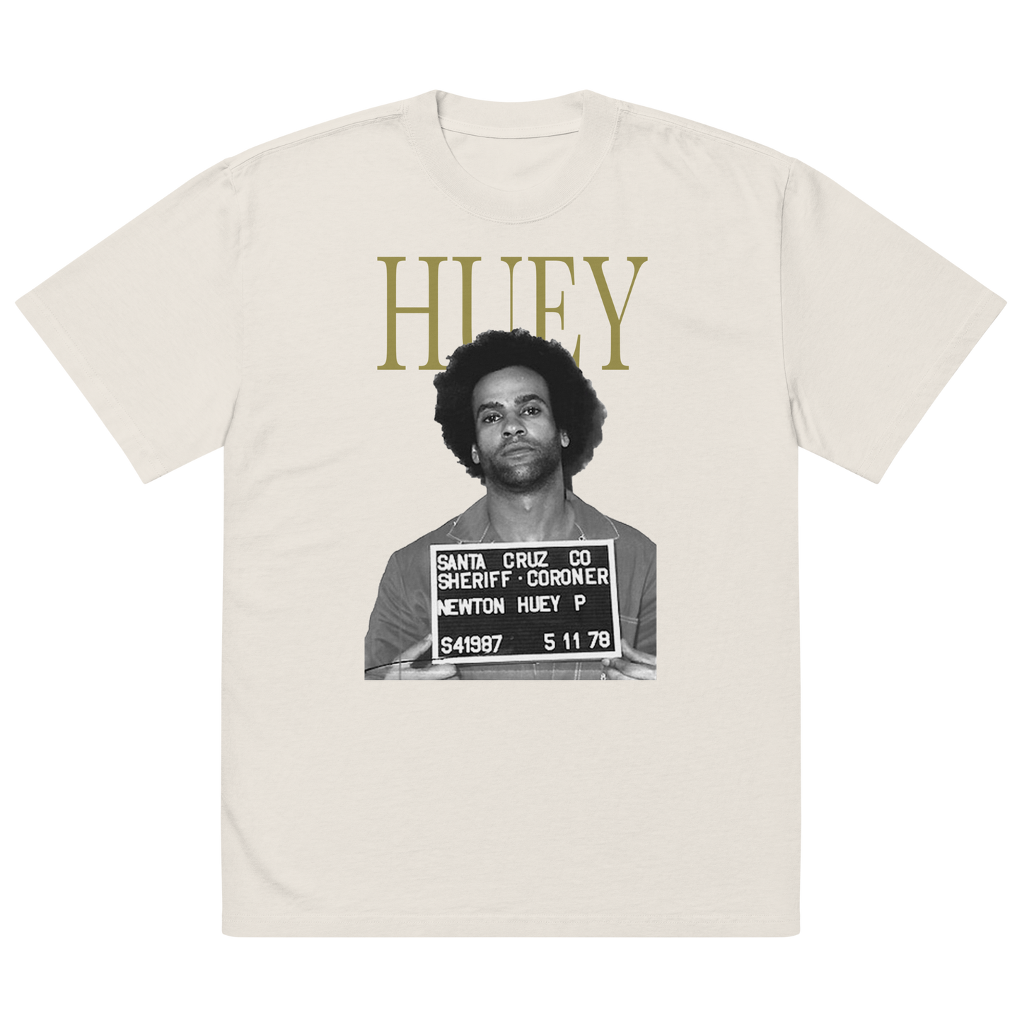 Huey Newton Oversized Faded T-Shirt