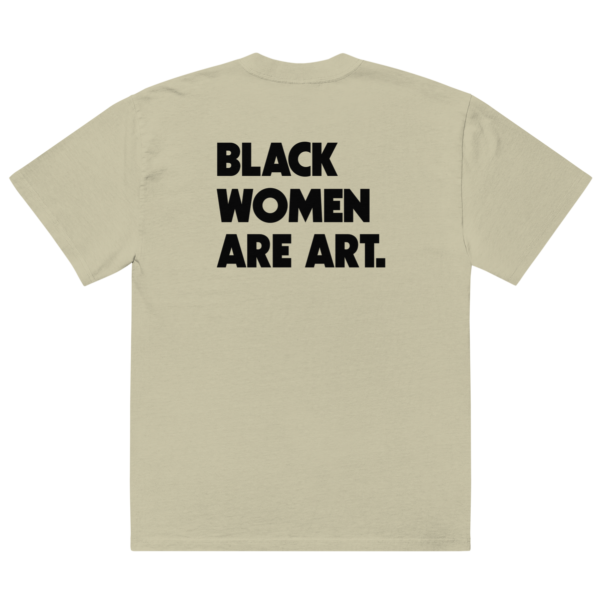 Black Women are Art Oversized Faded T-Shirt