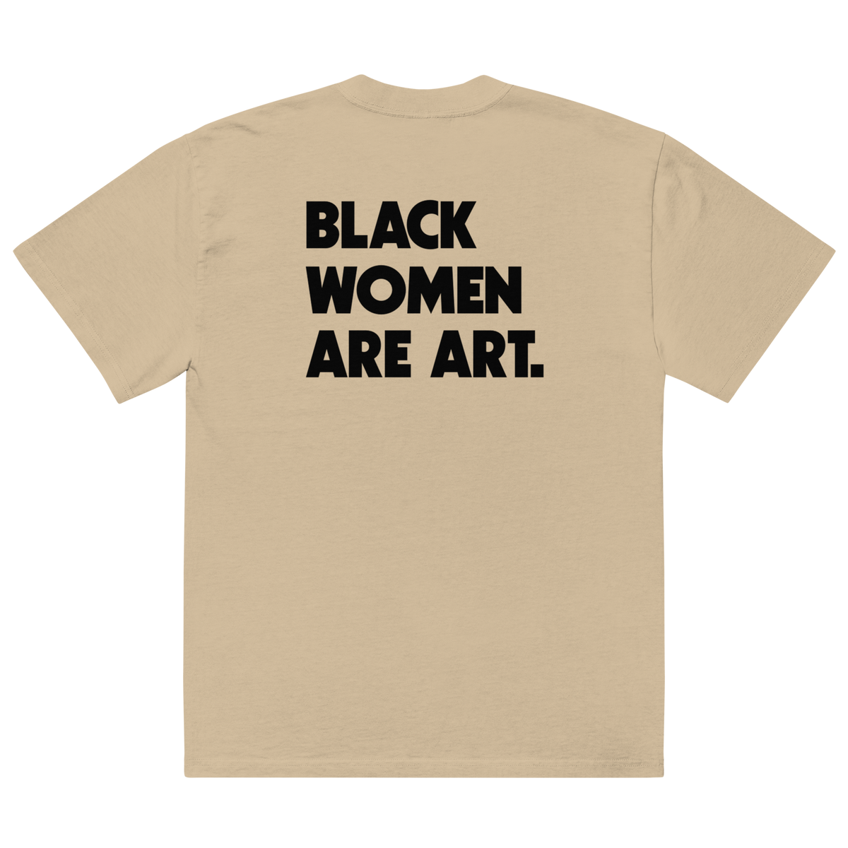 Black Women are Art Oversized Faded T-Shirt