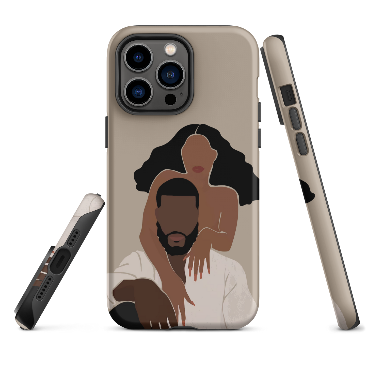 Black Love Tough Case for iPhone®