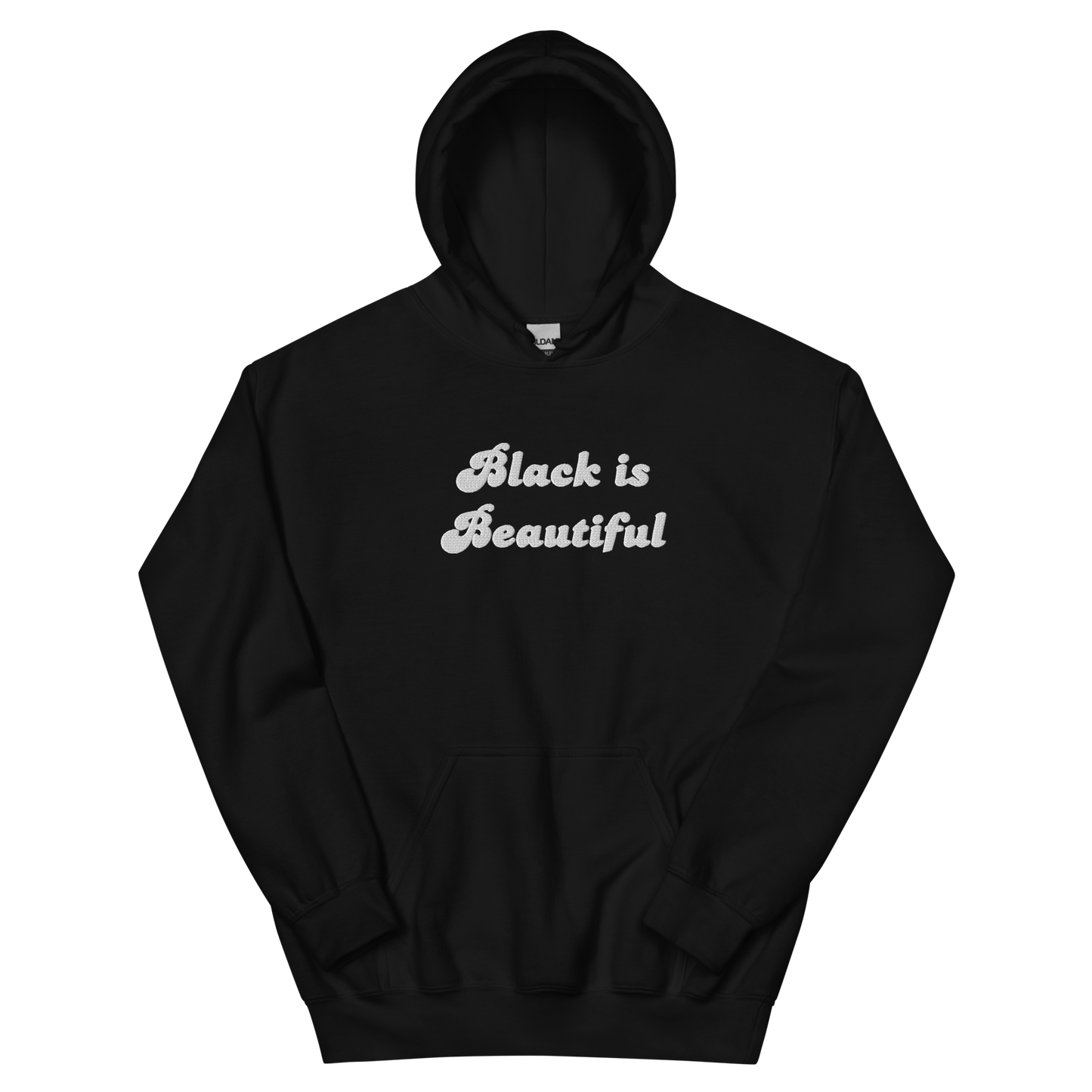 Black is Beautiful Embroidered Hoodie