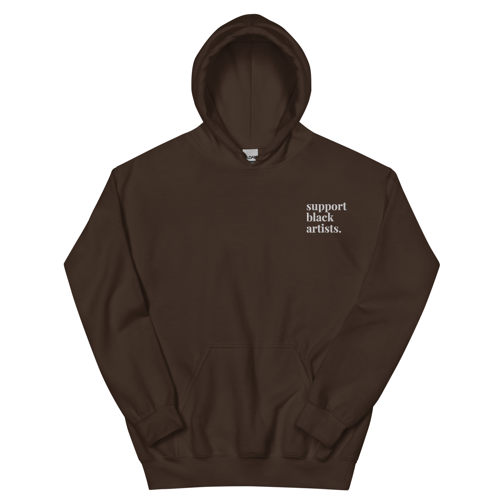 Support Black Artists Embroidered Hoodie – Aggravated Youth