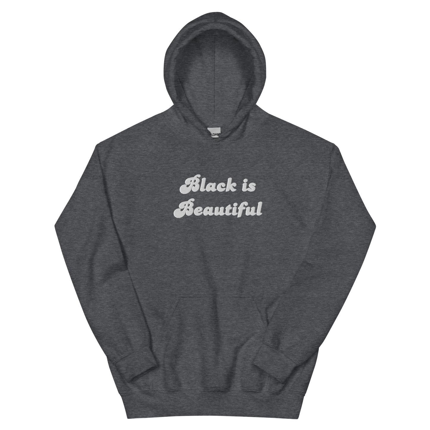 Black is Beautiful Embroidered Hoodie