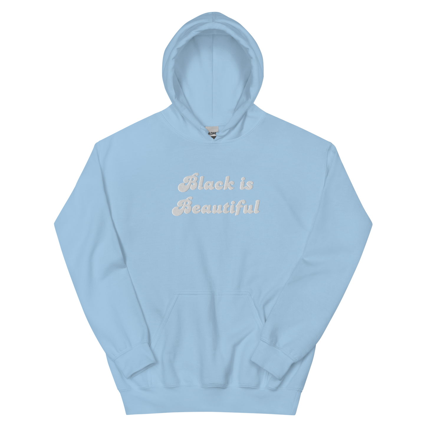 Black is Beautiful Embroidered Hoodie