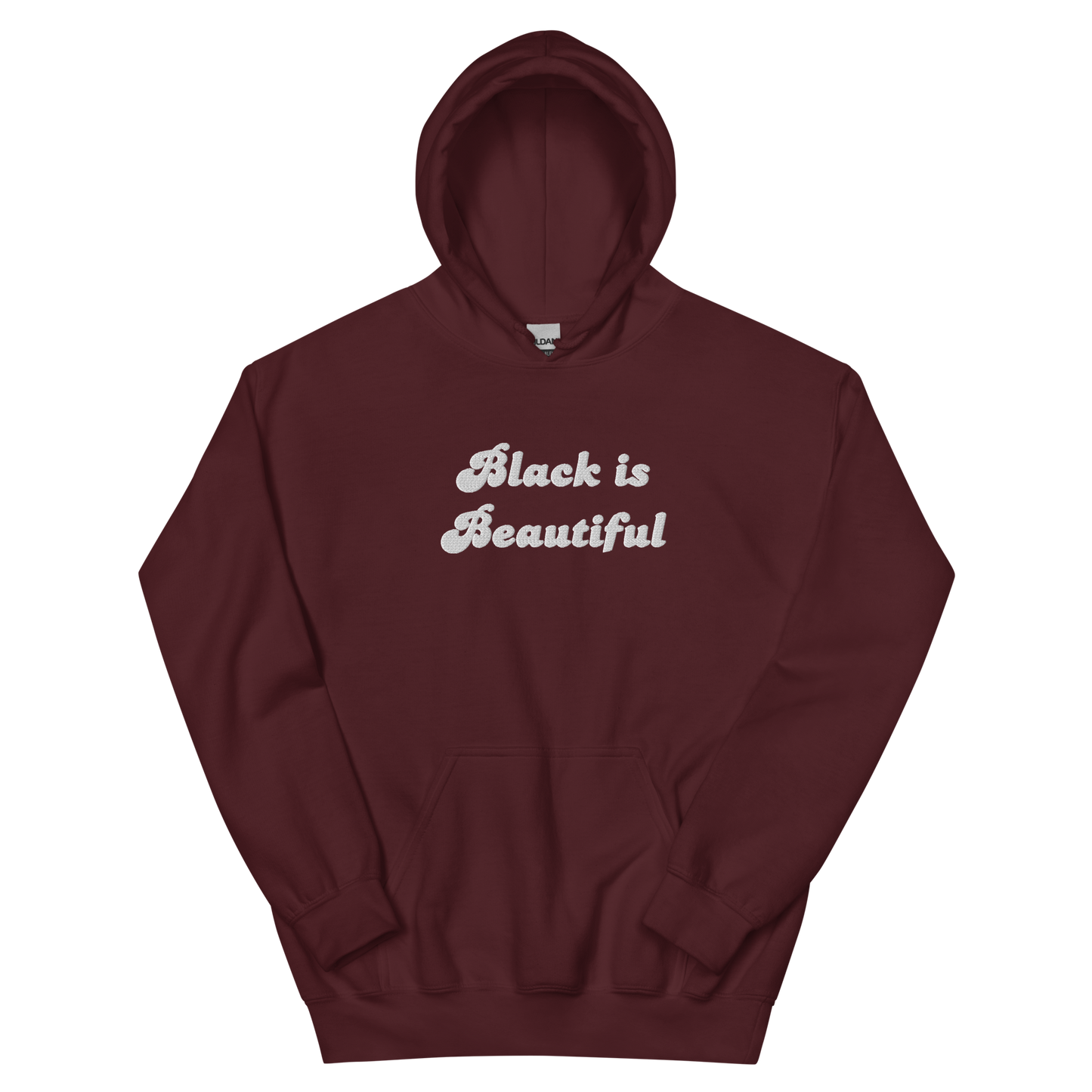 Black is Beautiful Embroidered Hoodie