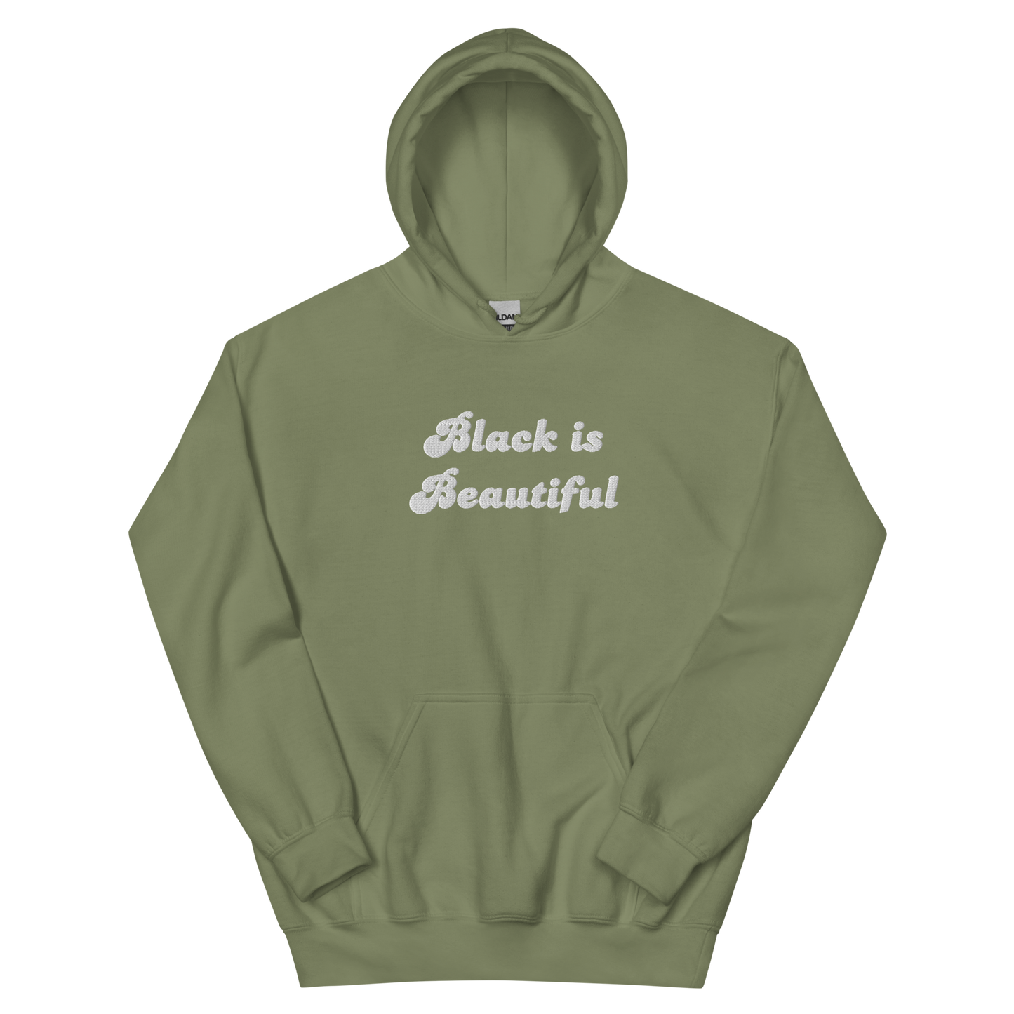 Black is Beautiful Embroidered Hoodie