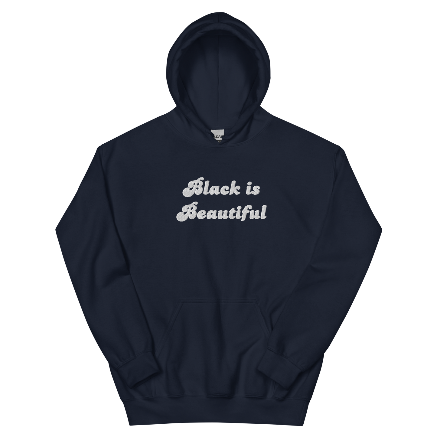 Black is Beautiful Embroidered Hoodie