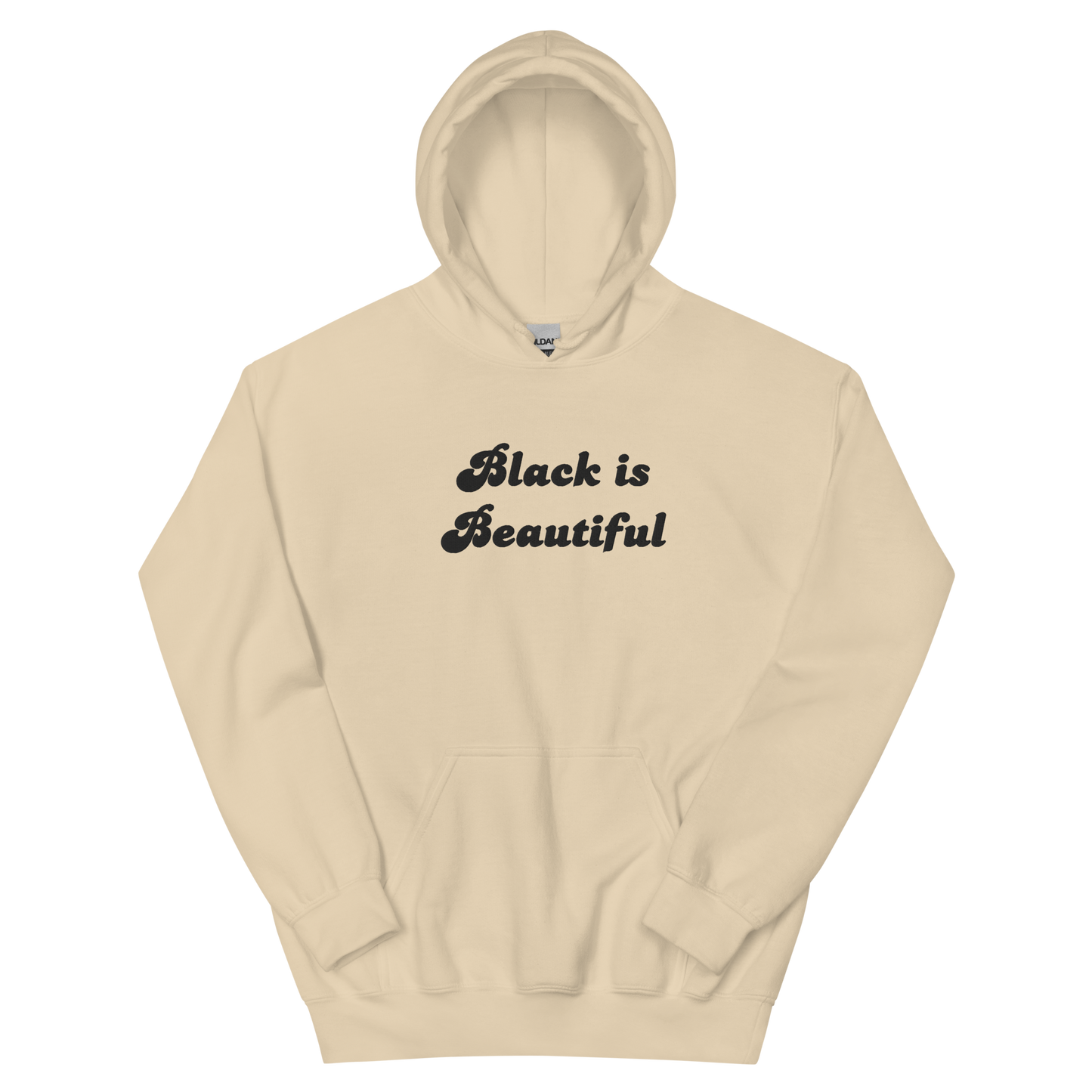 Black is Beautiful Embroidered Hoodie