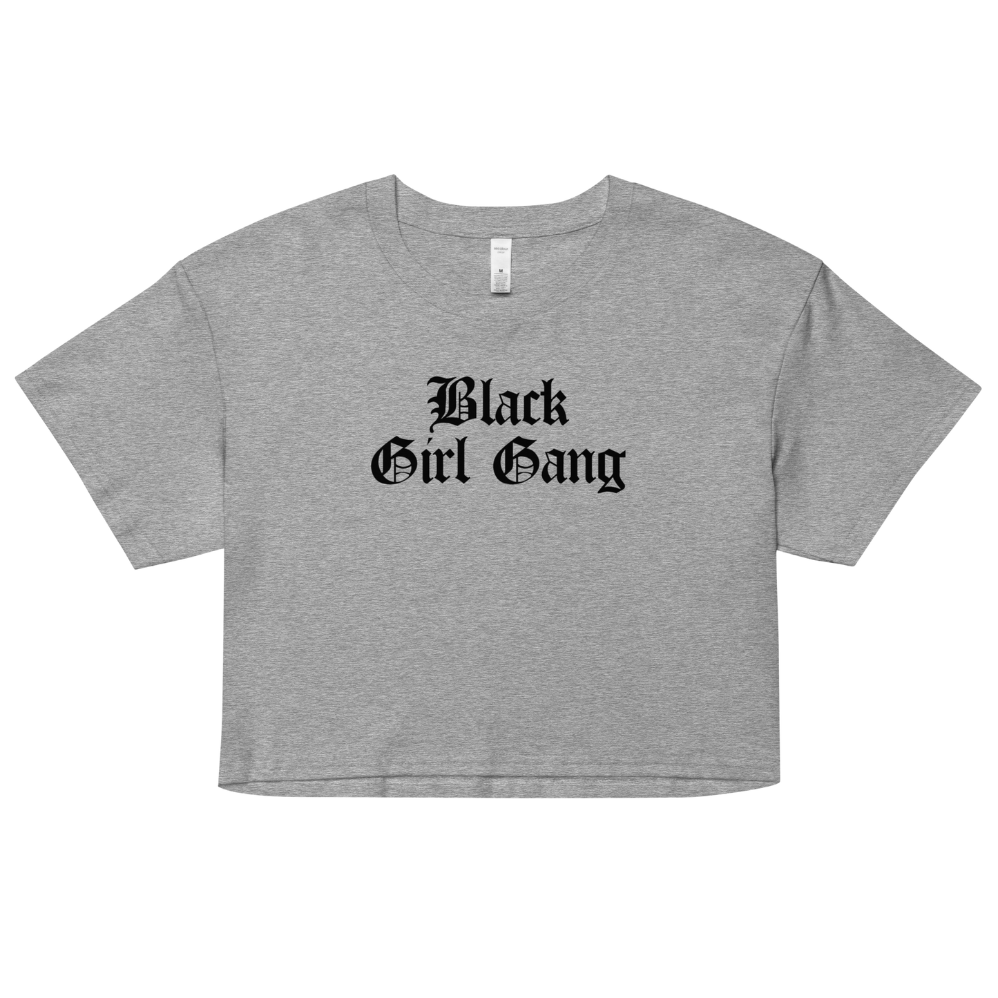 Black Girl Gang Crop Top