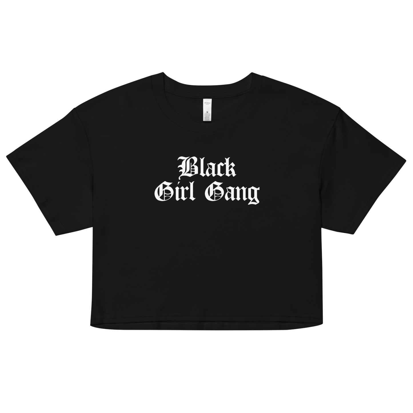 Black Girl Gang Crop Top