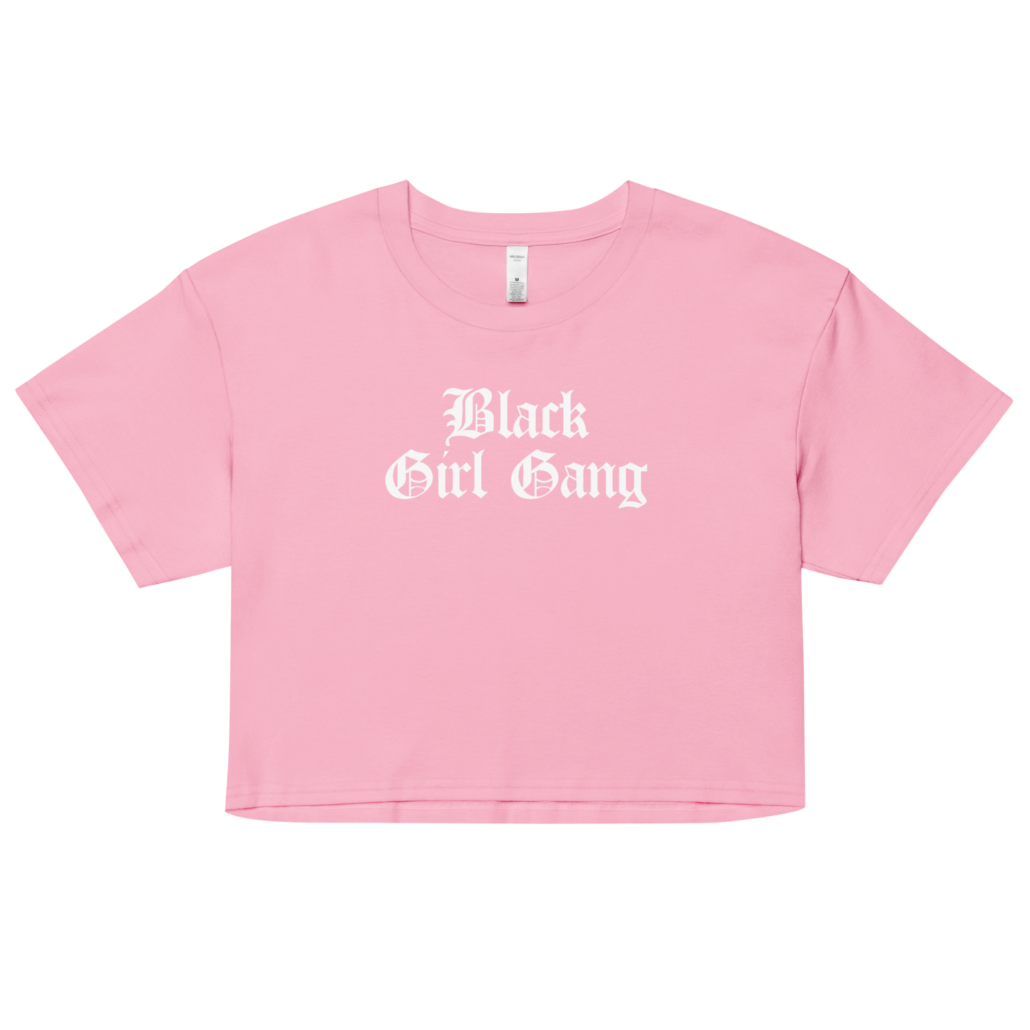 Black Girl Gang Crop Top