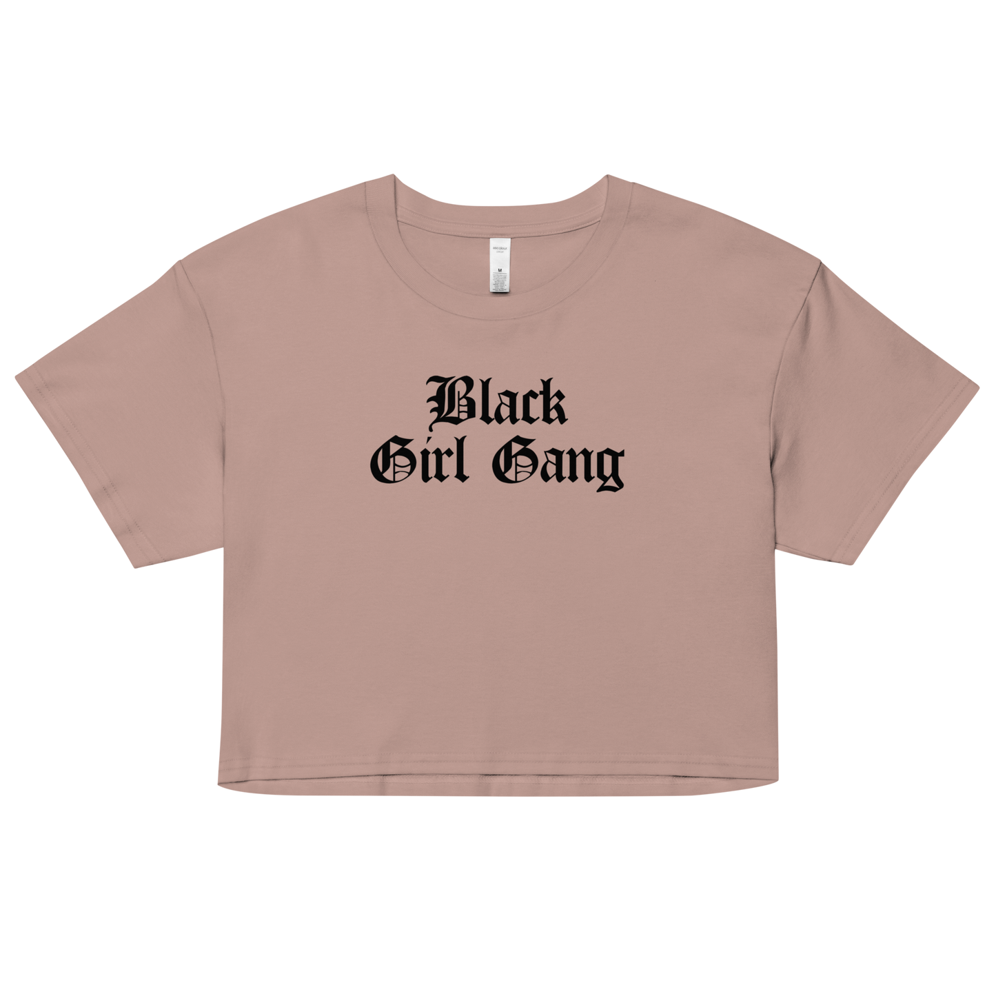 Black Girl Gang Crop Top