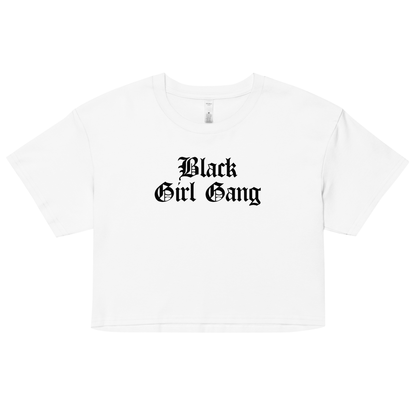 Black Girl Gang Crop Top