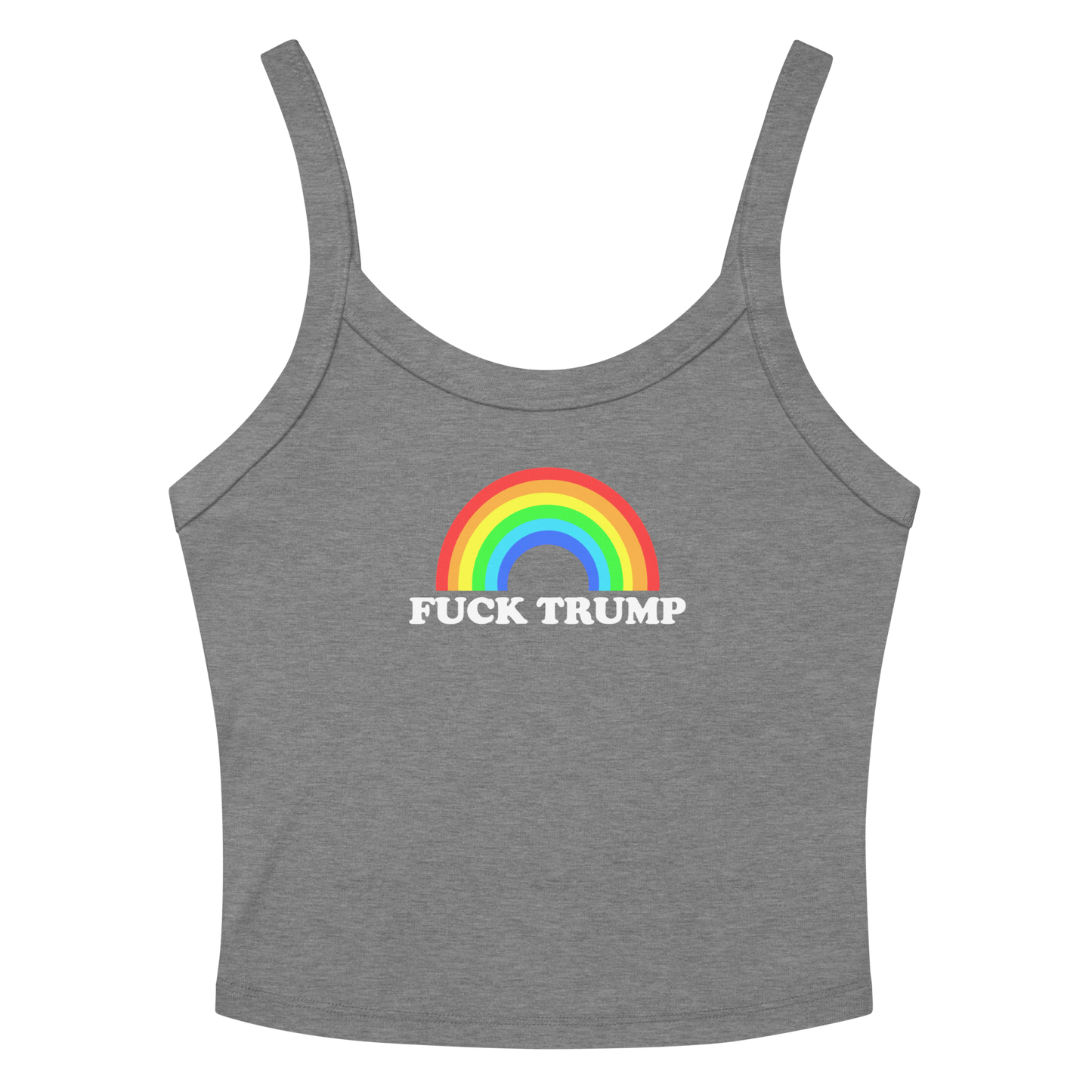 Fuck Trump Rainbow Tank Top