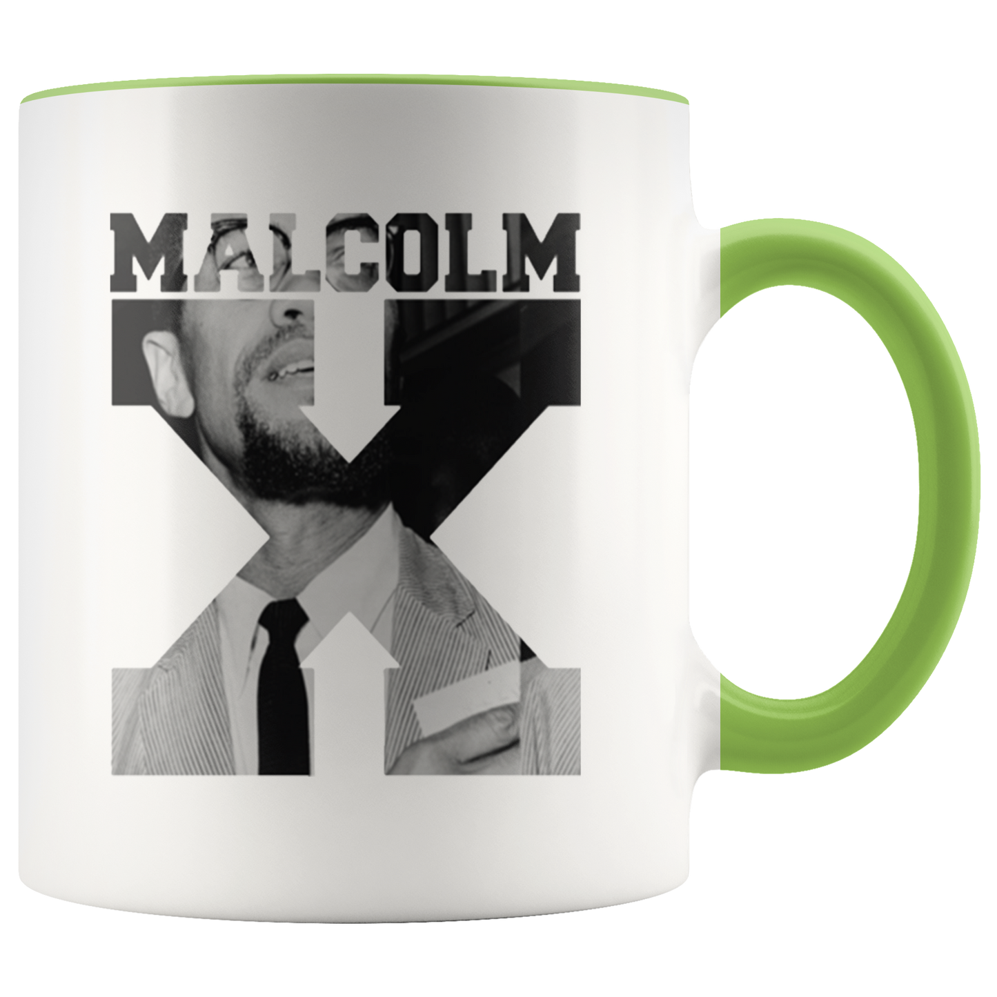 Malcolm X Color-Block Mug