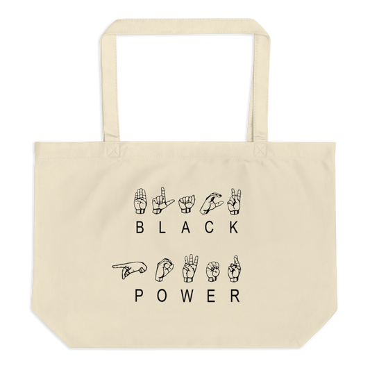 ASL Black Power Eco Tote