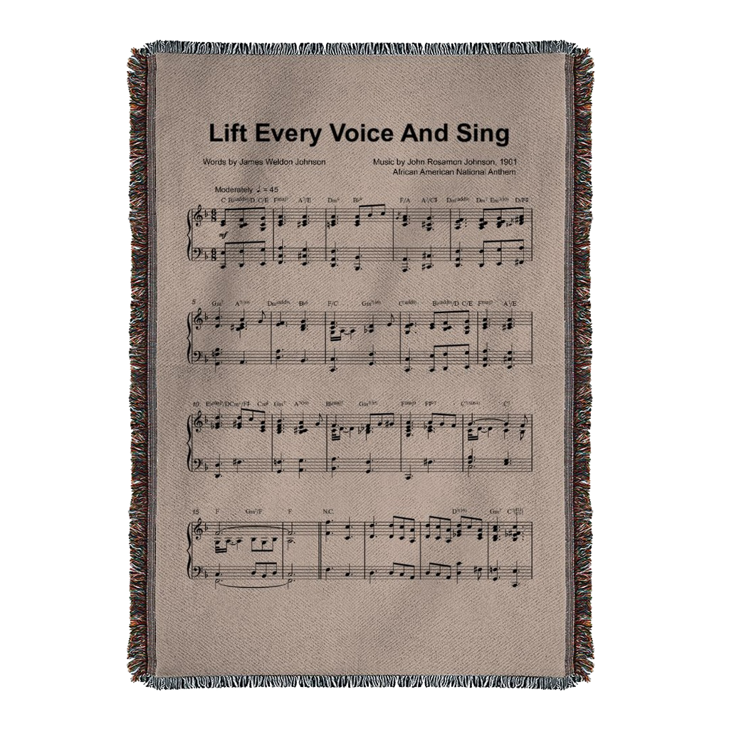 Lift Every Voice and Sing Woven Blanket