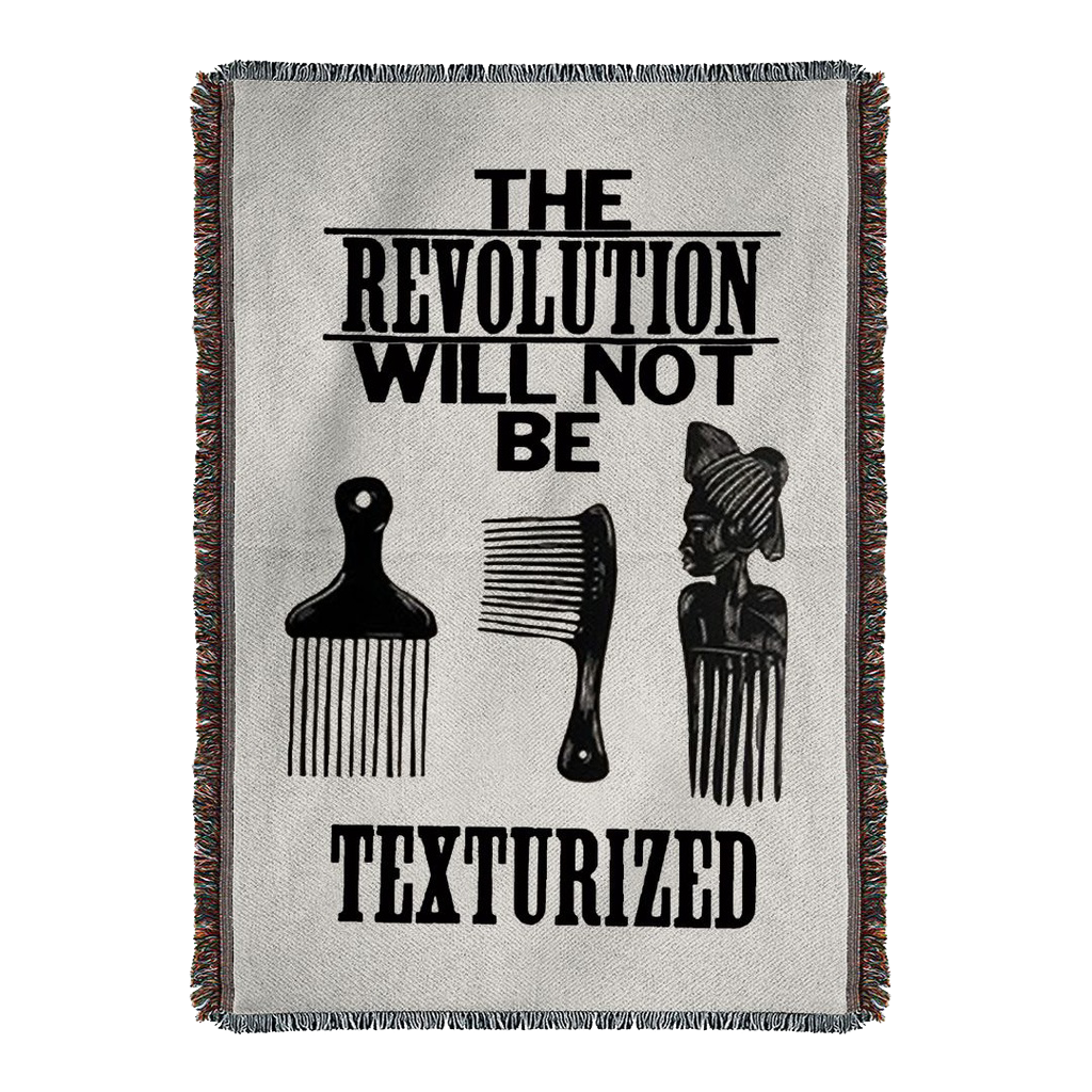 The Revolution Will Not Be Texturized Woven Blanket