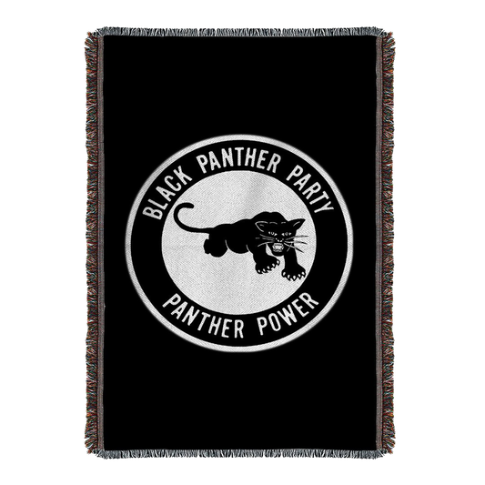 Black Panther Party Woven Blanket