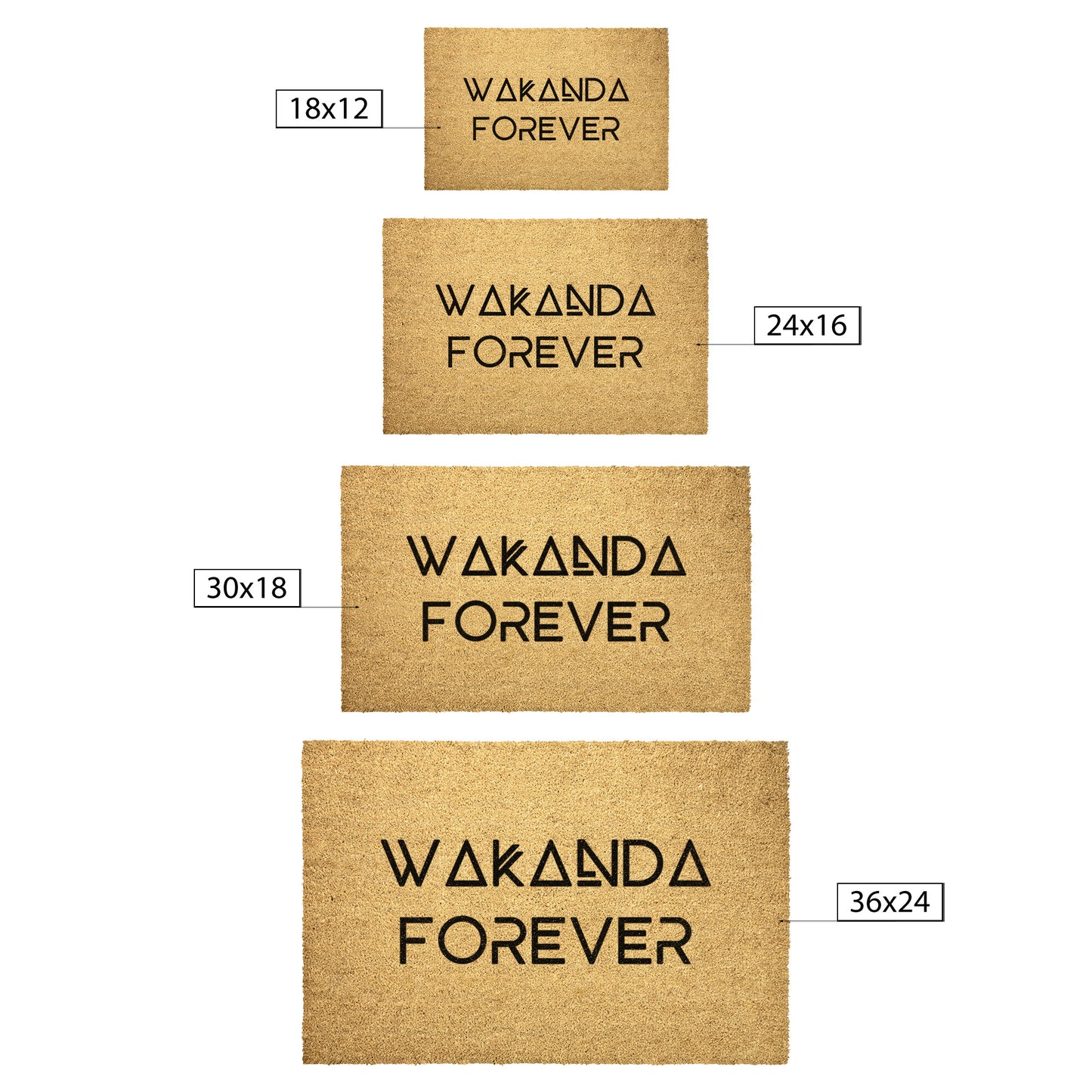 Wakanda Forever Doormat
