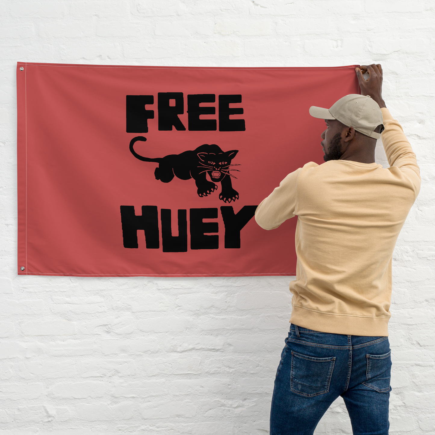 Free Huey Flag