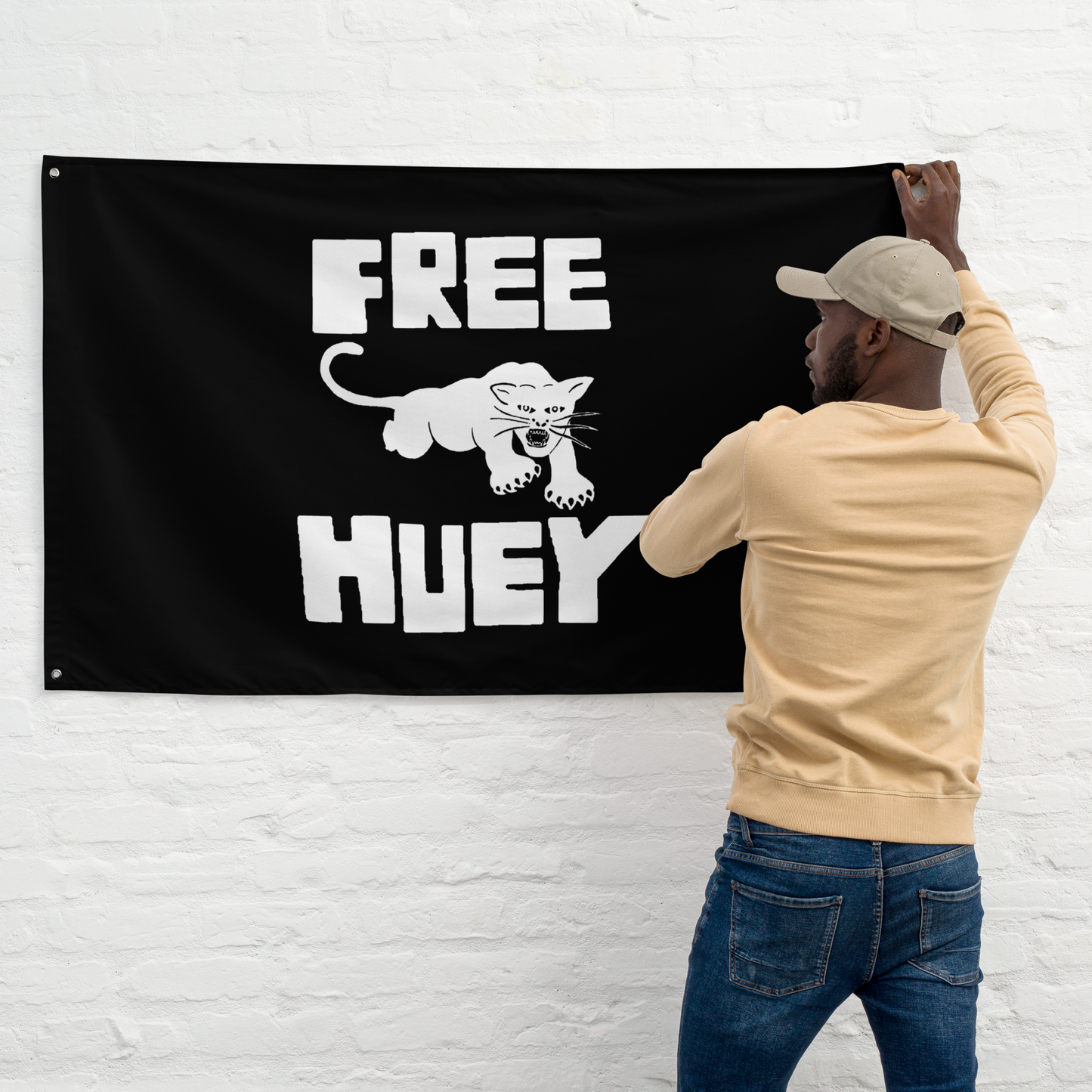 Free Huey Flag