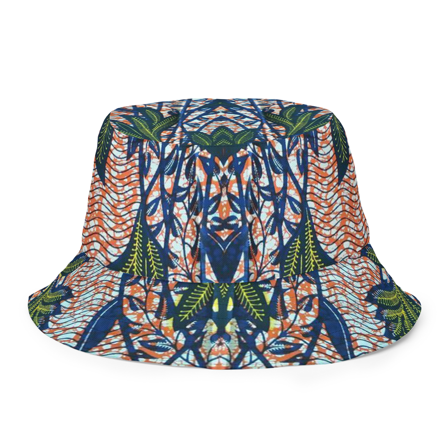 Leaftrail Print Reversible Bucket Hat