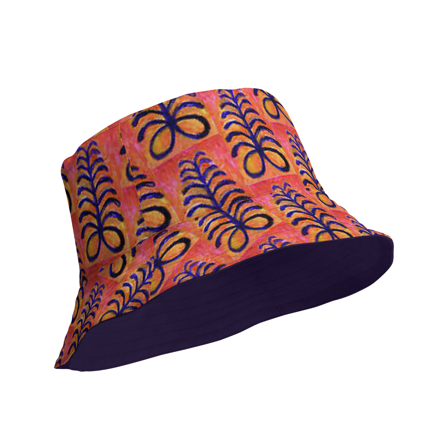 Aya Print Reversible Bucket Hat