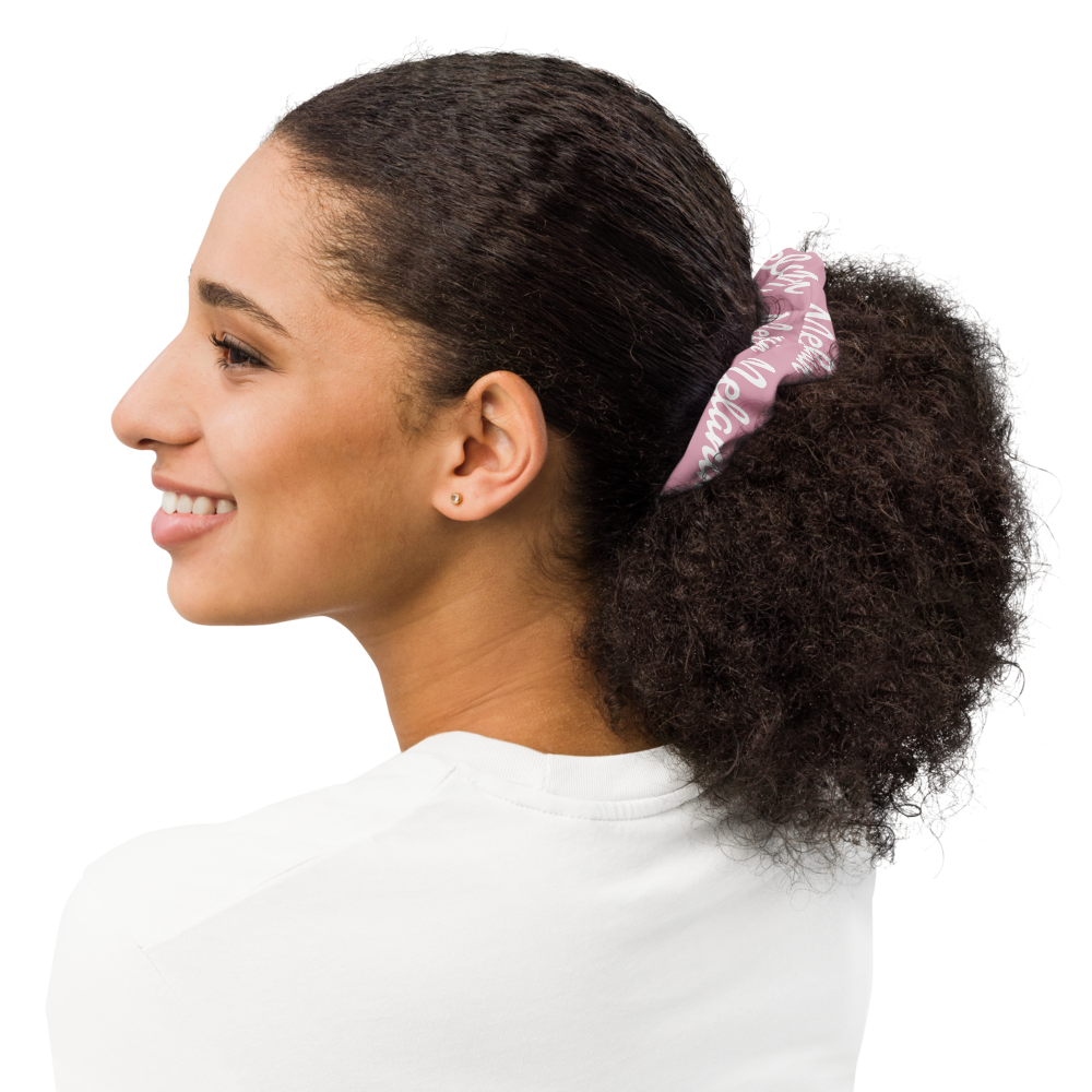 Melanin Barbie Print Scrunchie