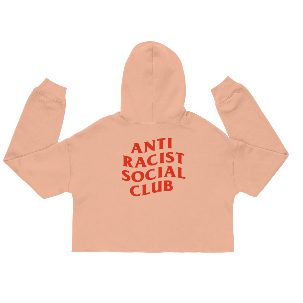 Anti Racist Social Club Cropped Hoodie