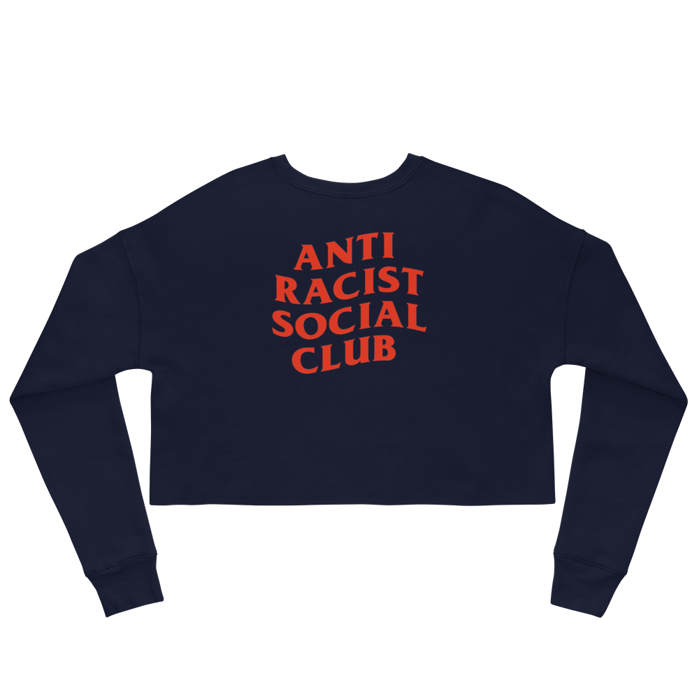 Anti Racist Social Club Cropped Sweatshirt