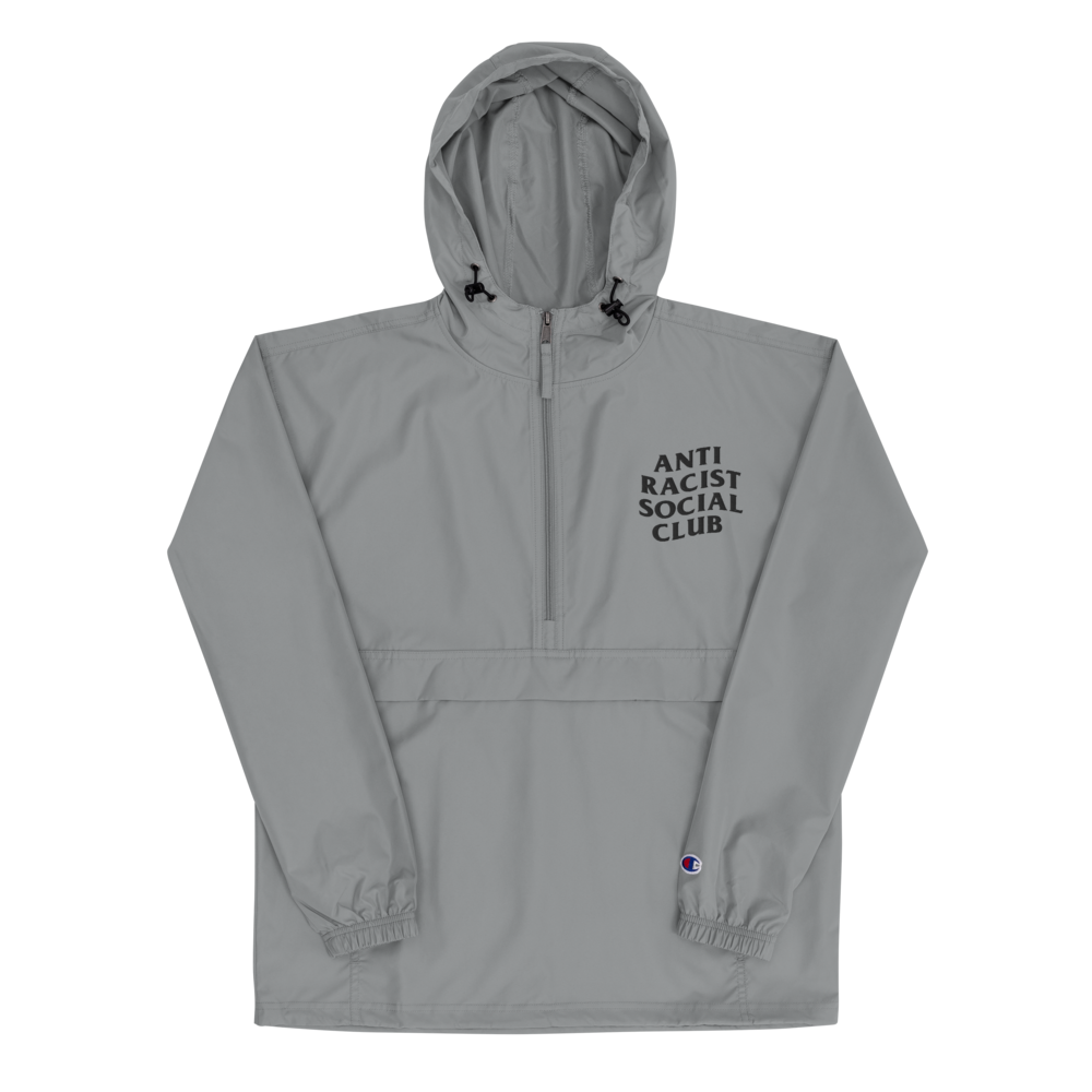 Anti Racist Social Club Embroidered Champion Pullover Jacket