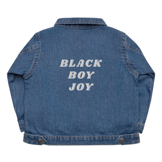 Black Boy Joy Baby Organic Denim Jacket