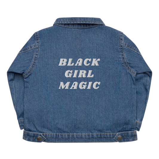 Black Girl Magic Baby Organic Denim Jacket