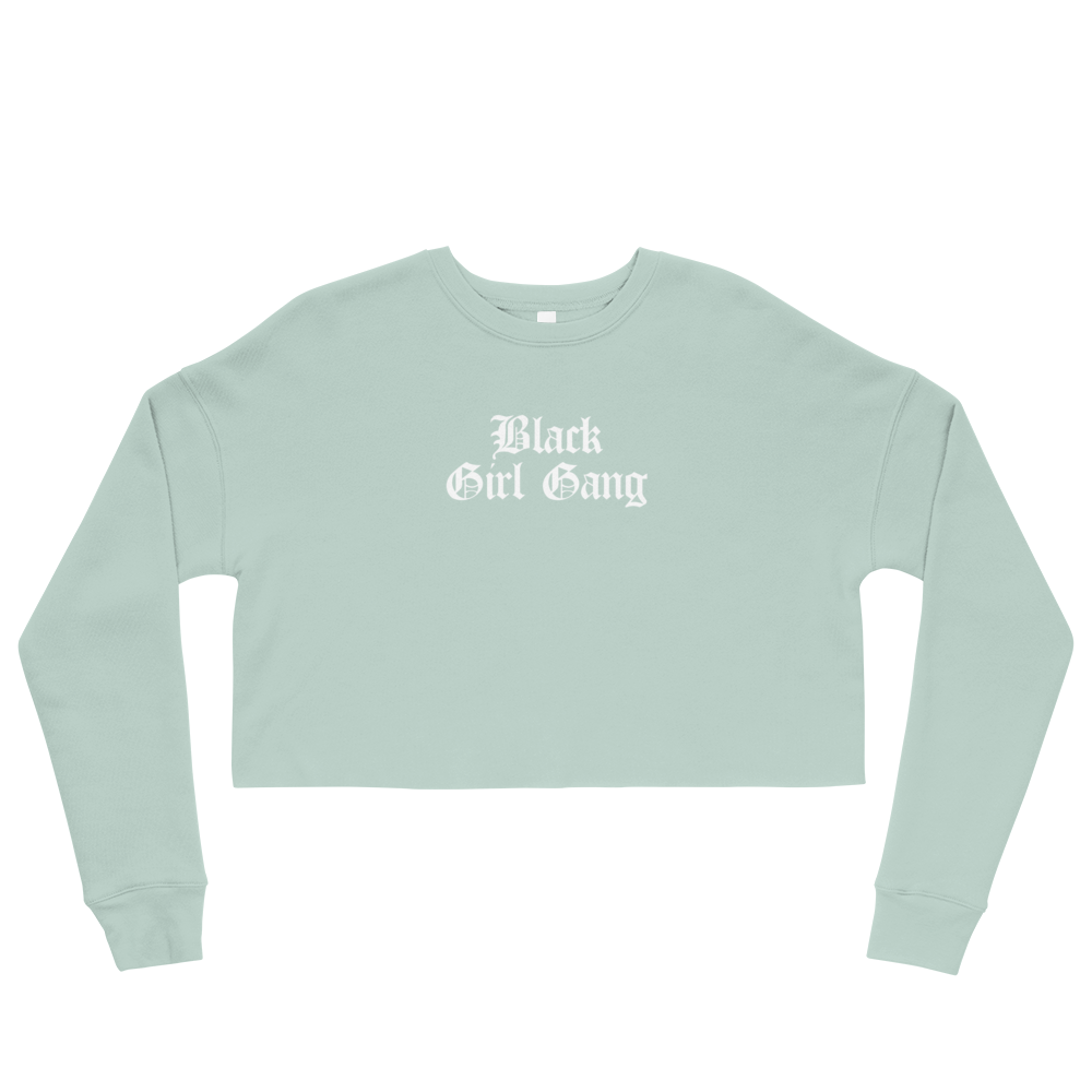 Black Girl Gang Cropped Sweatshirt