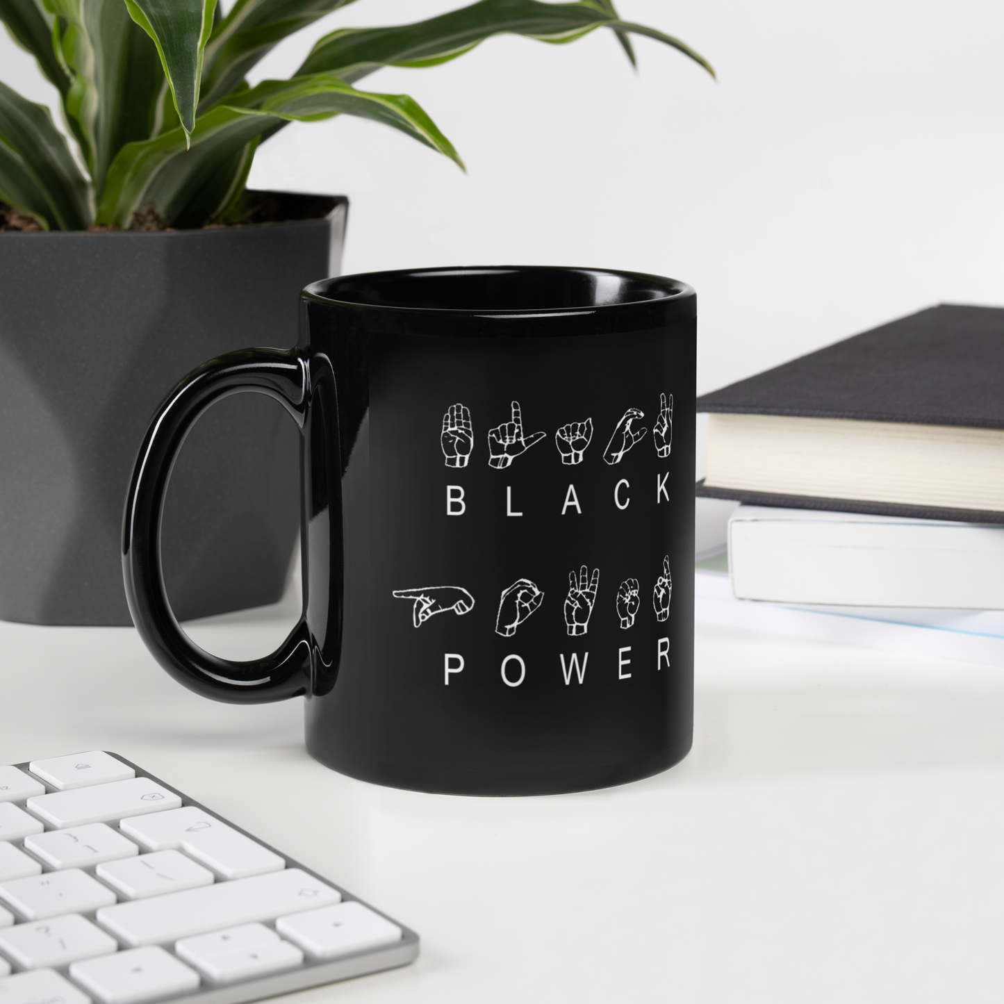 ASL Black Power Mug