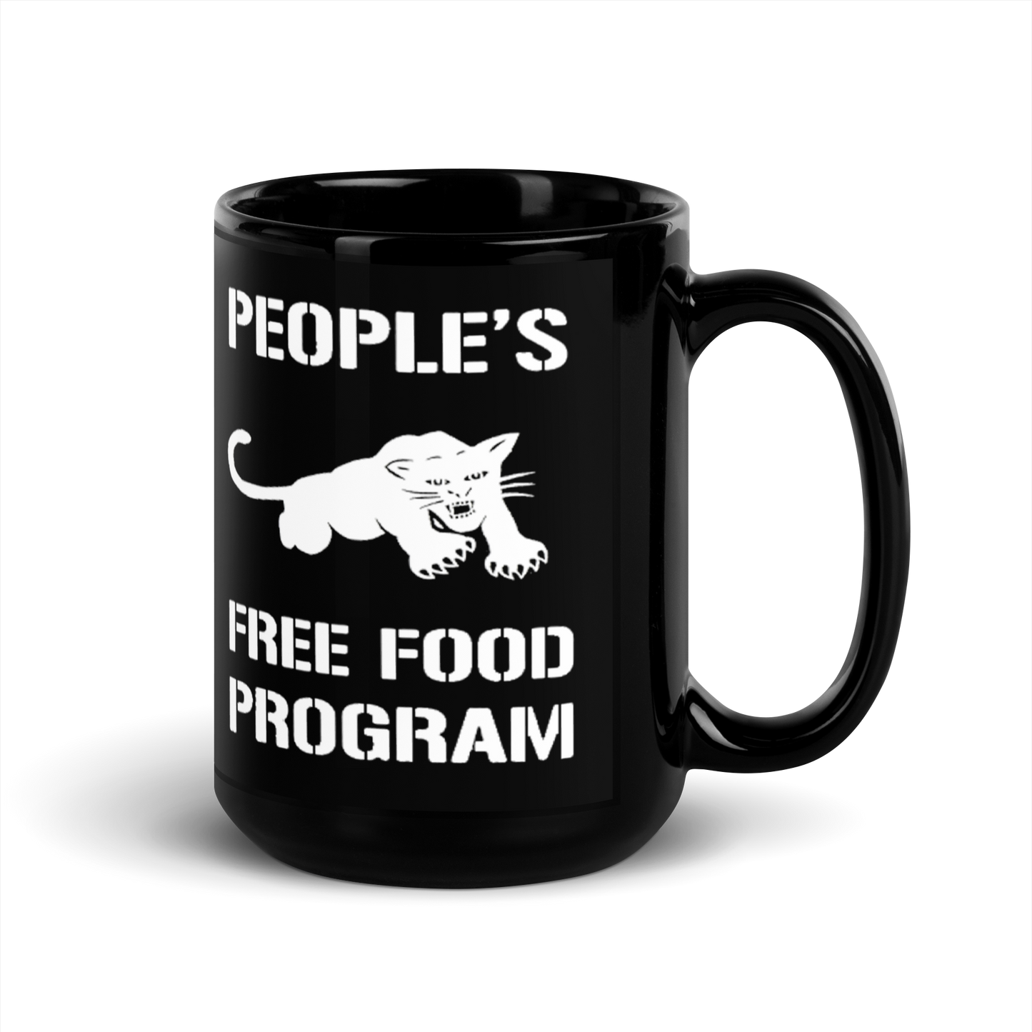 Black Panther Free Food Program Mug
