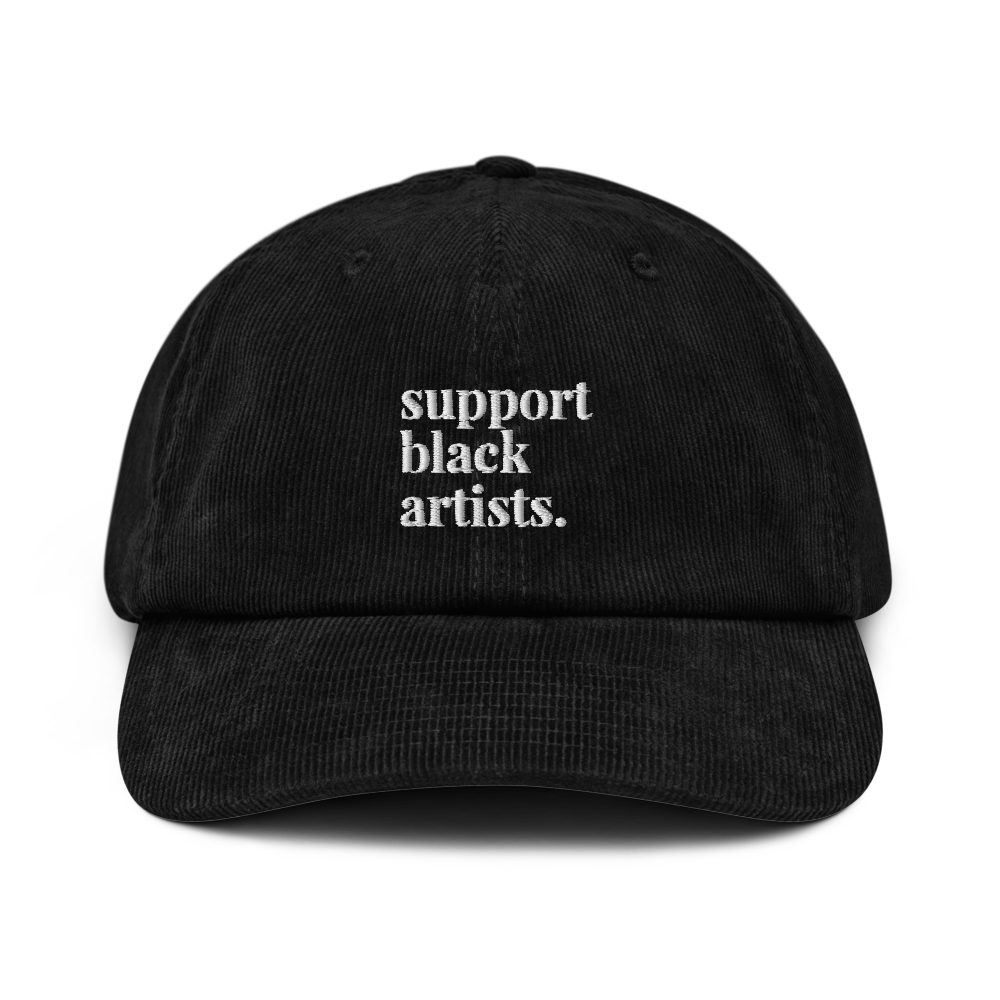 Support Black Artists Corduroy Hat