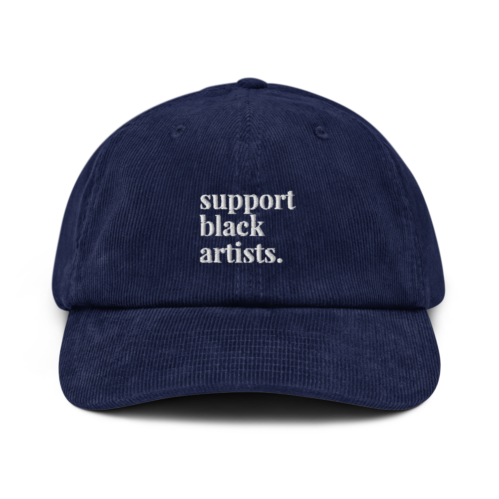 Support Black Artists Corduroy Hat