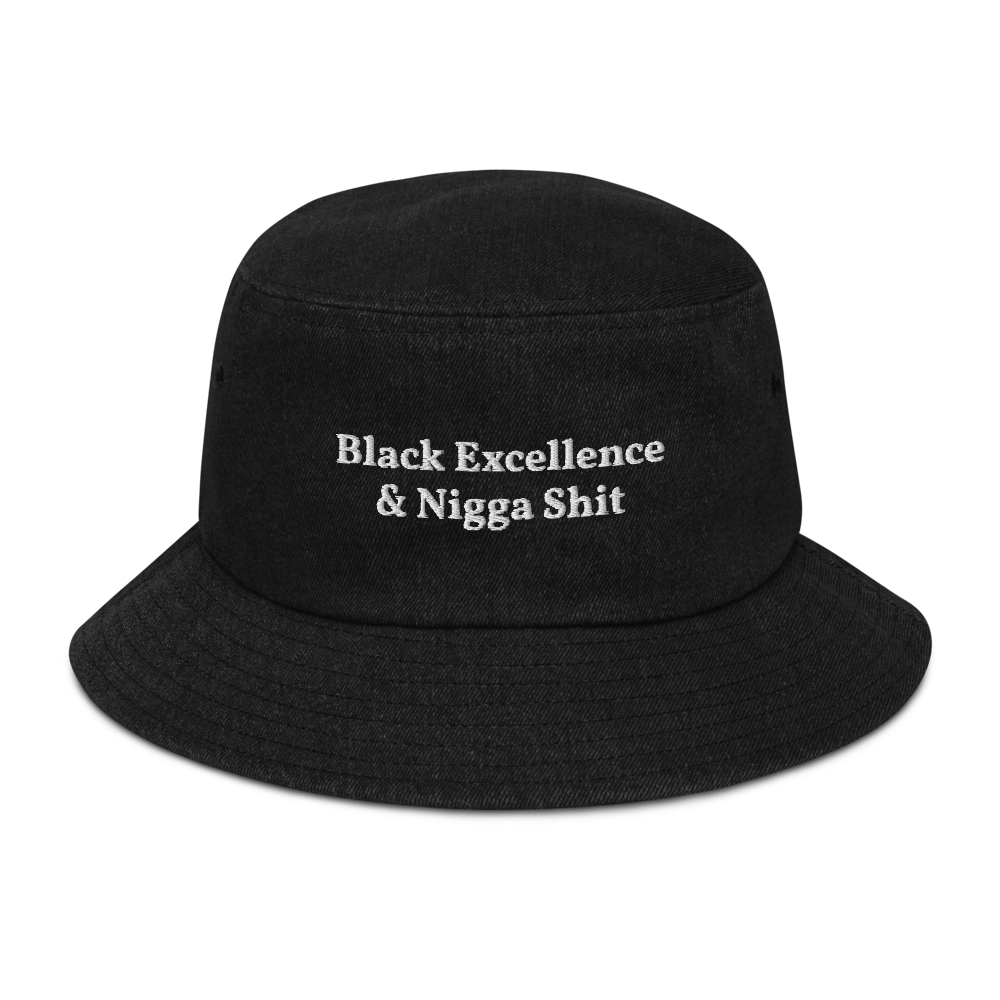 Black Excellence &... Denim Bucket Hat