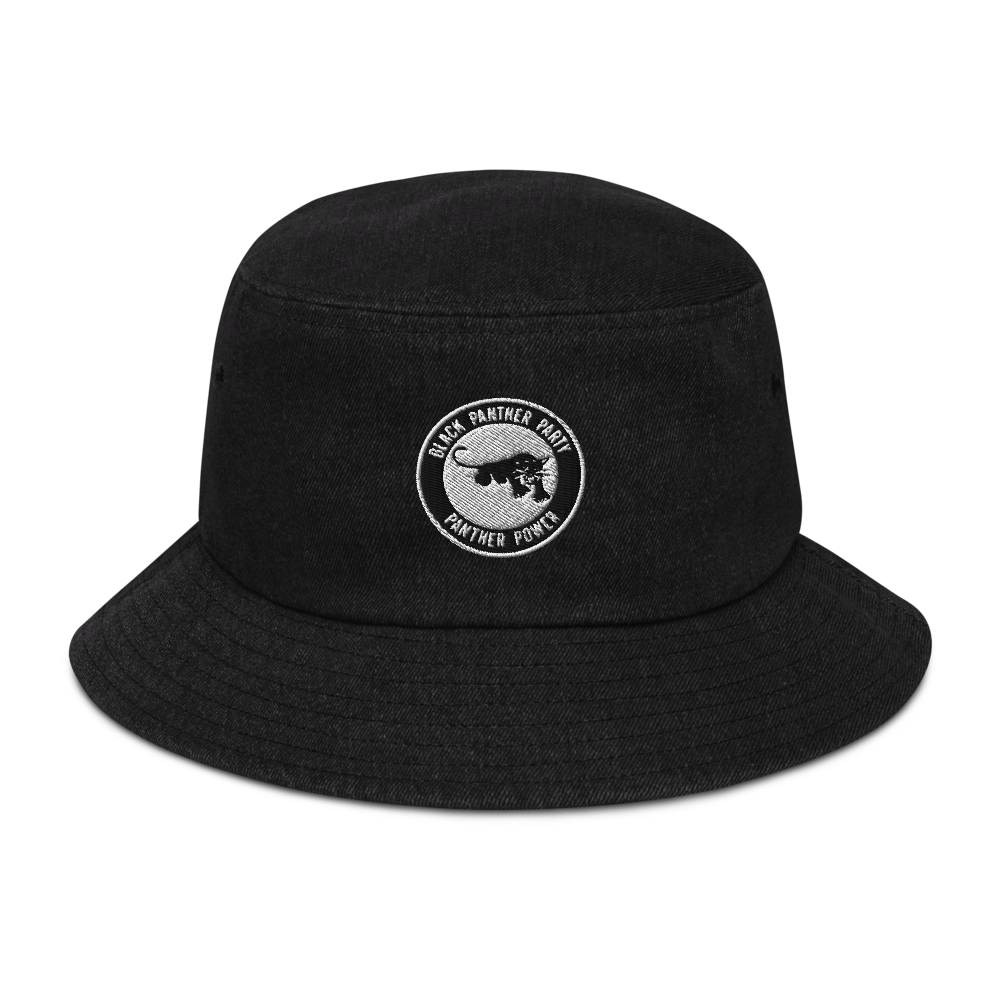 Black Panther Party Denim Bucket Hat