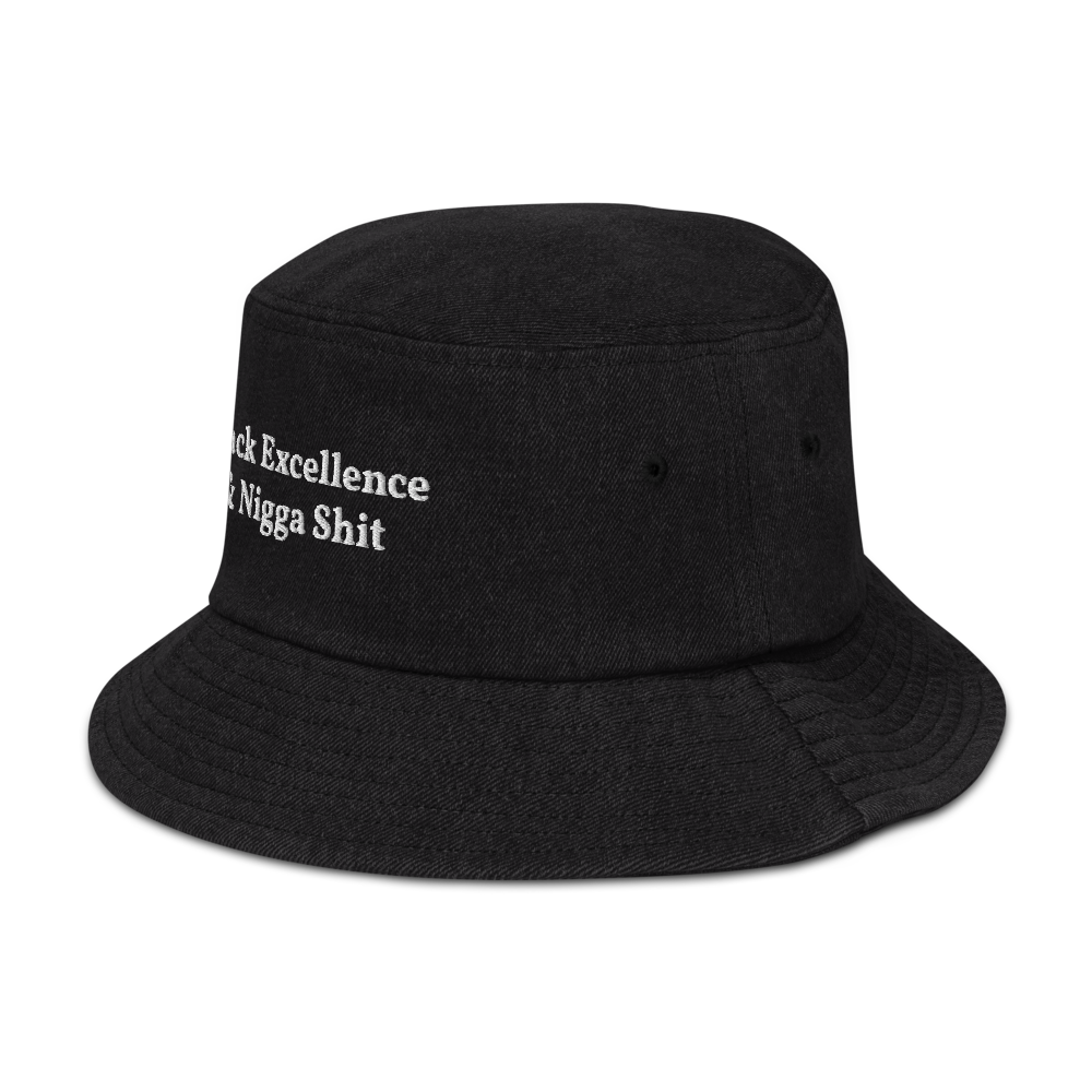 Black Excellence &... Denim Bucket Hat