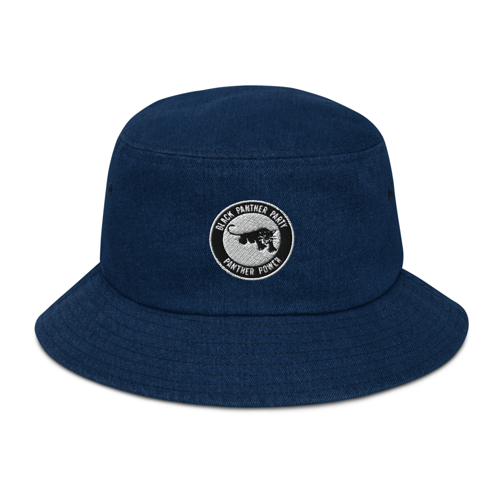 Black Panther Party Denim Bucket Hat