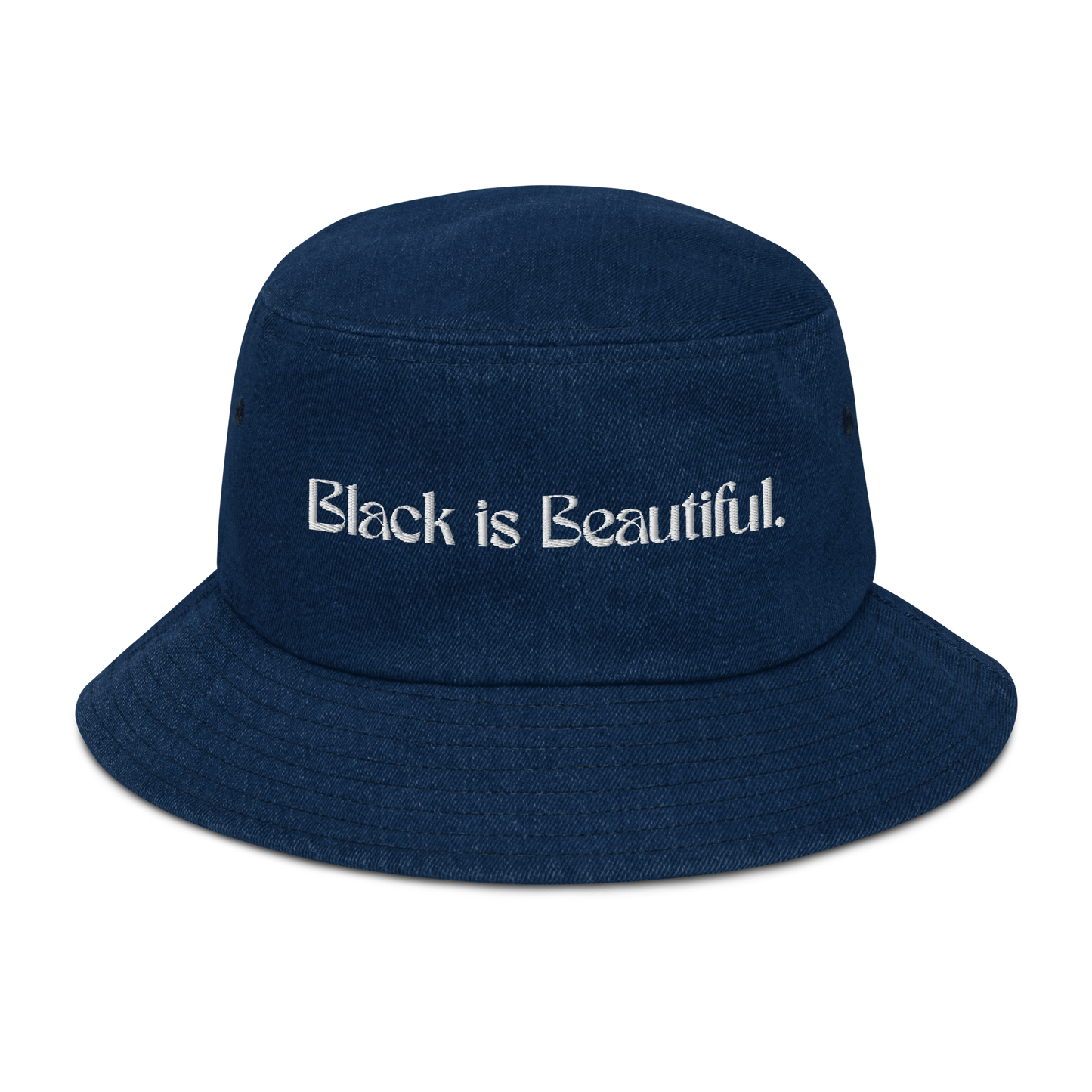 Black is Beautiful Denim Bucket Hat