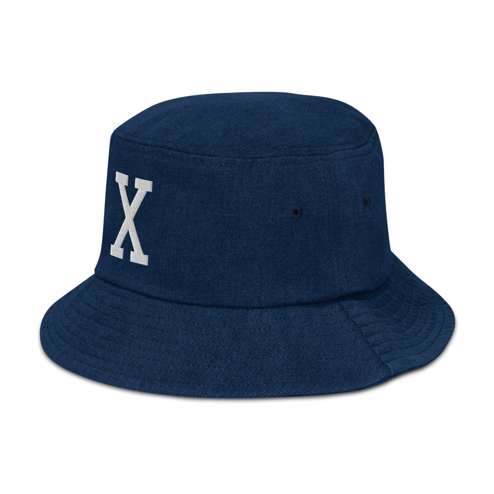 Classic Malcolm X Denim Bucket Hat – Aggravated Youth